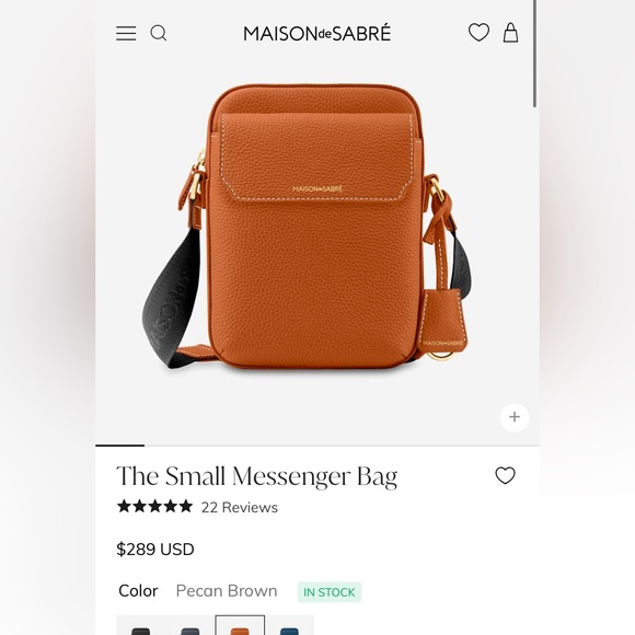 Mason de Sabre Small Messenger Bag - Picture 4 of 4